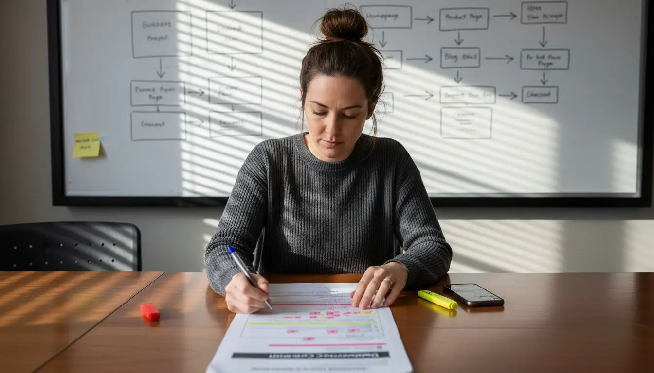 Manager reading duplicate content audit report