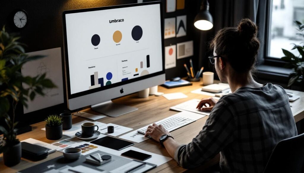 how to design a umbraco website for branding company