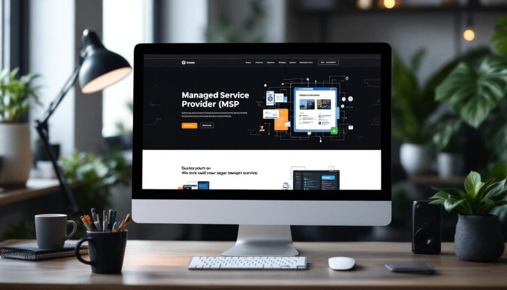 how to design a wordpress website for msp