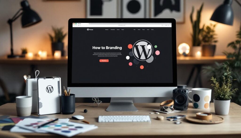 how to design a wordpress website for branding company