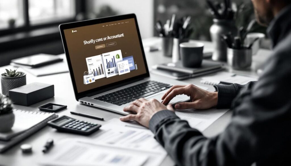 how to design a shopify website for accountant