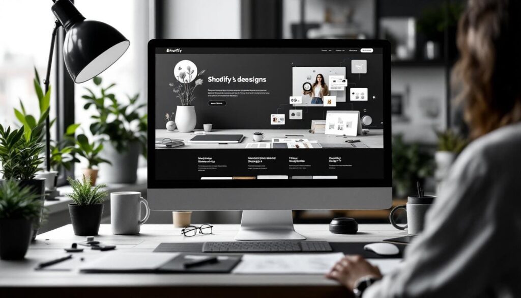 how to design a shopify website for it company