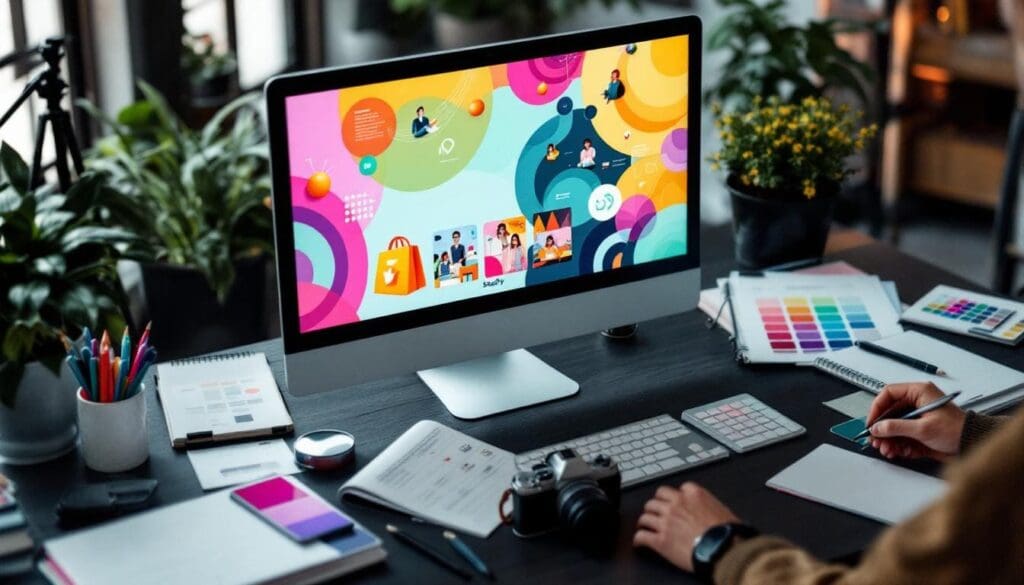 how to design a shopify website for graphic designer