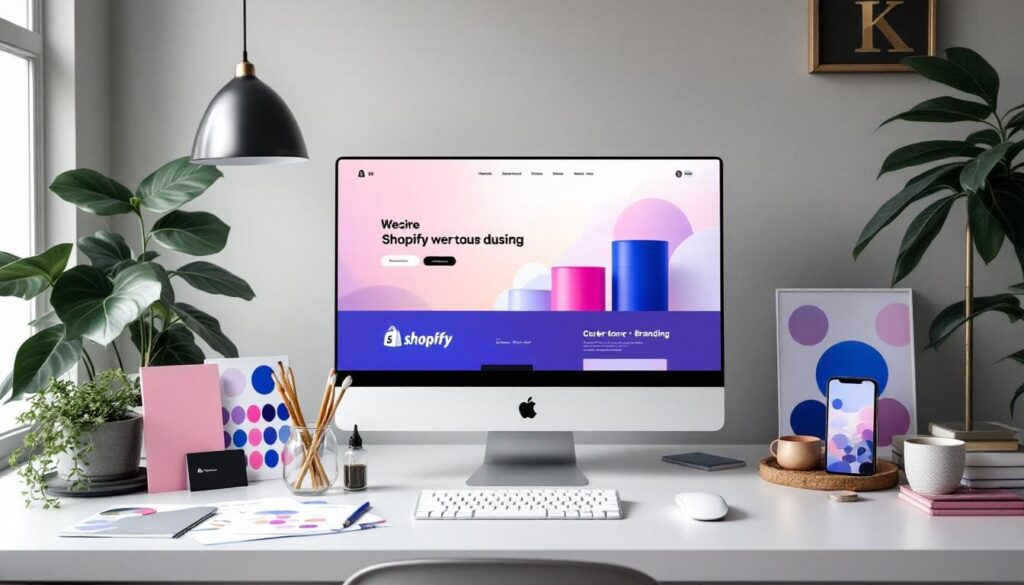how to design a shopify website for branding company