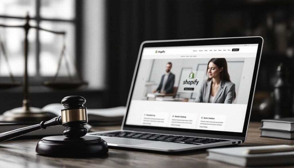 how to design a shopify website for lawyer