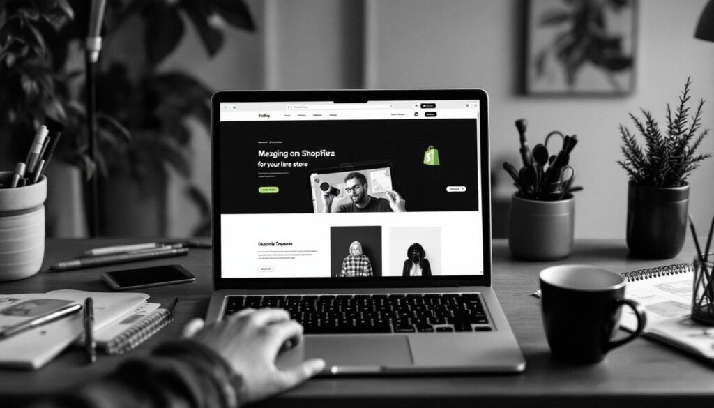 how to design a shopify website for startup