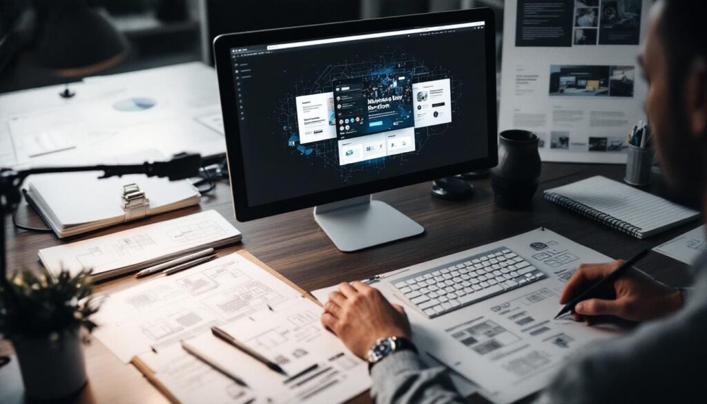 how to design a custom website for msp