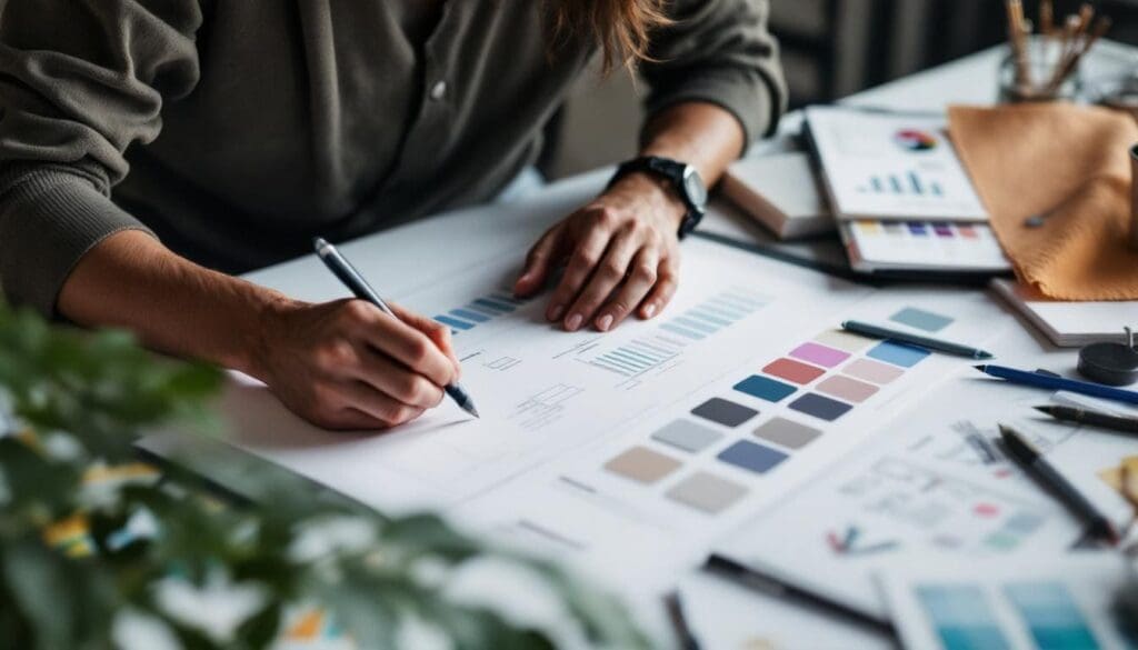 how to design a custom website for branding company