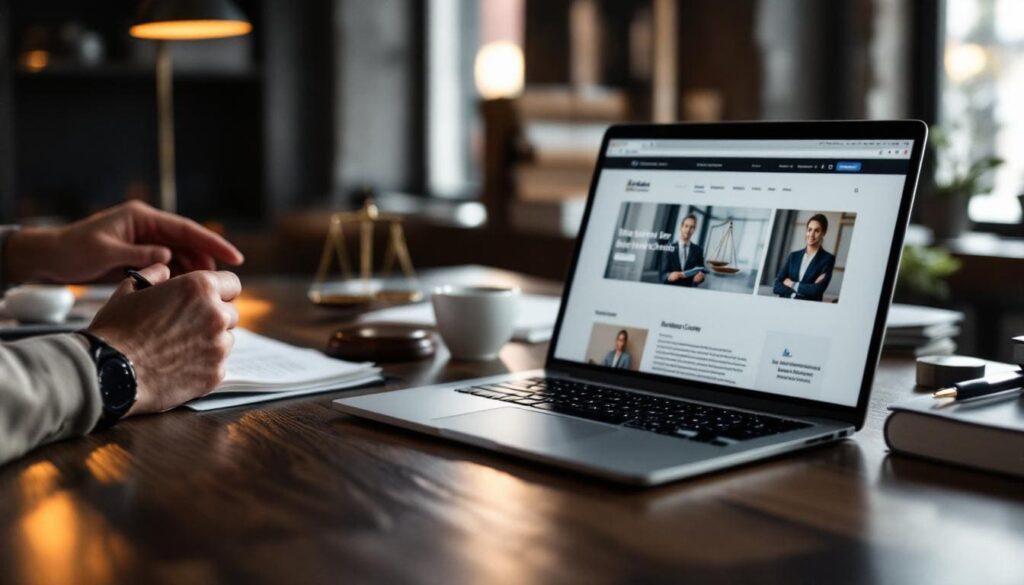 how to design a custom website for law firm