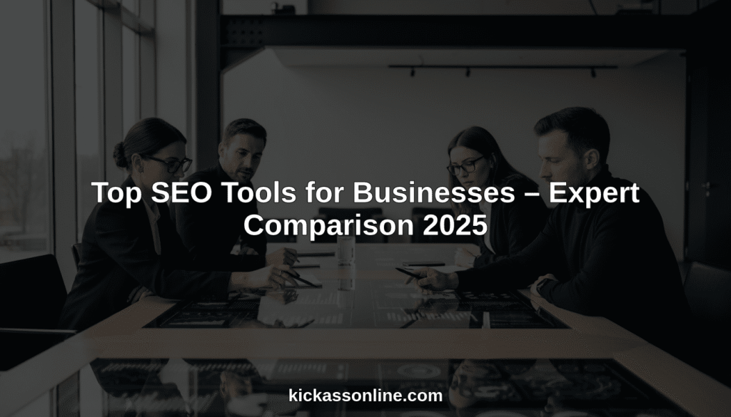 Top SEO Tools for Businesses – Expert Comparison 2025