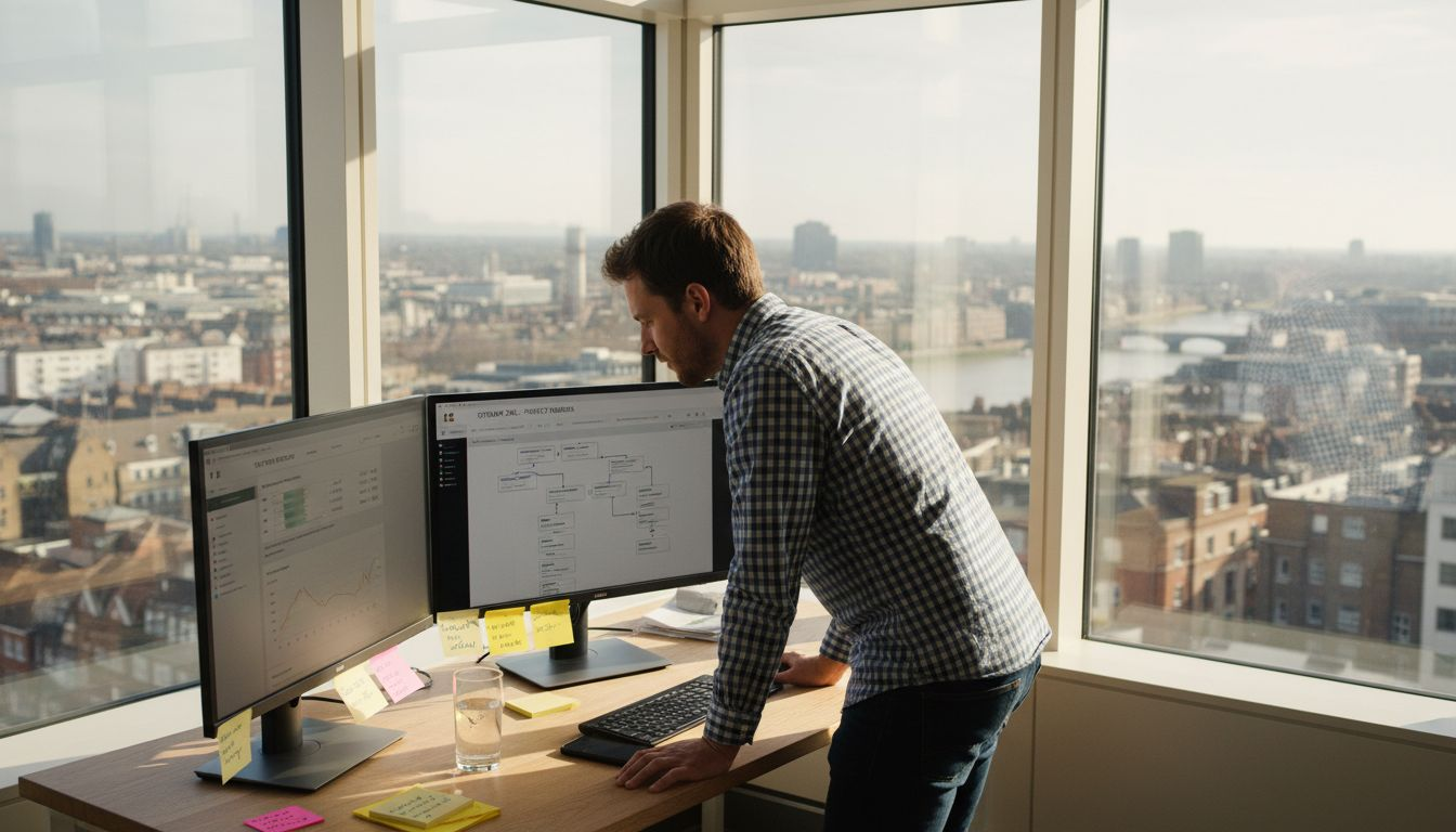 SEO expert working on webpage indexing