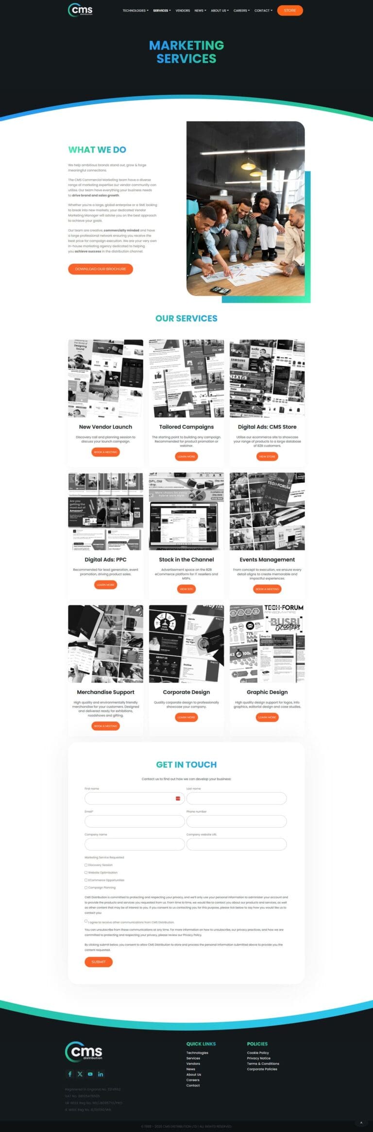 Services Page