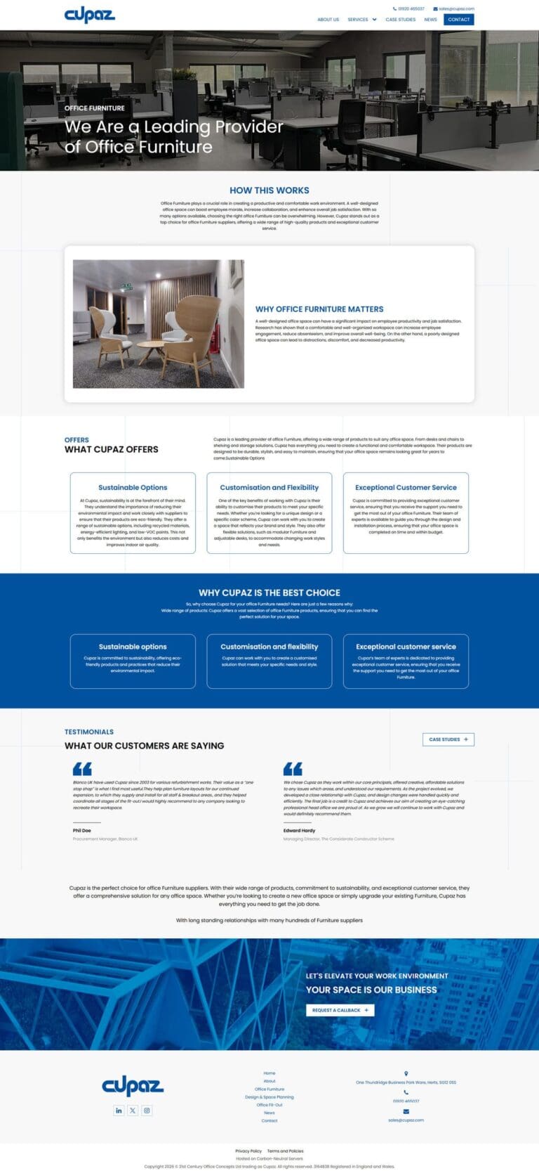 Service Page