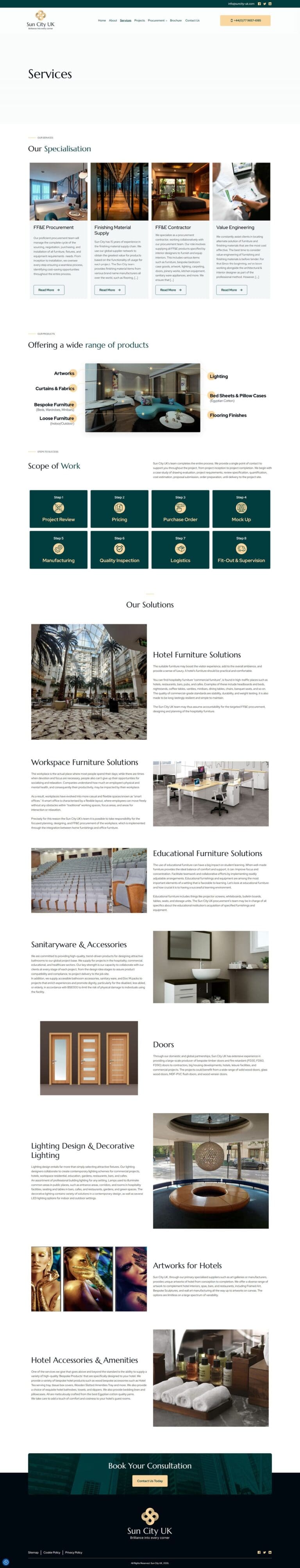 Services Page
