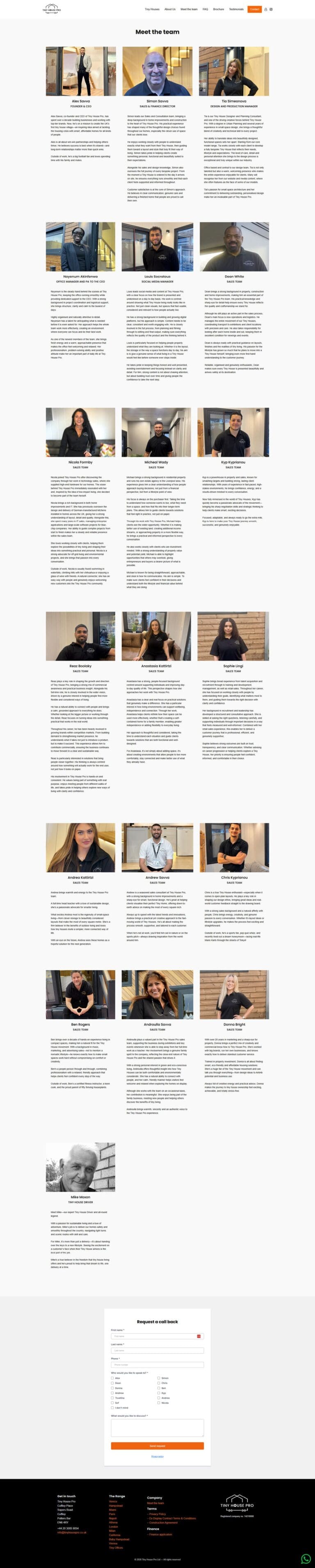Team Page