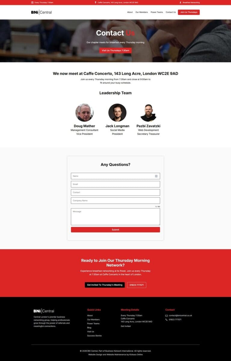 Contact Page