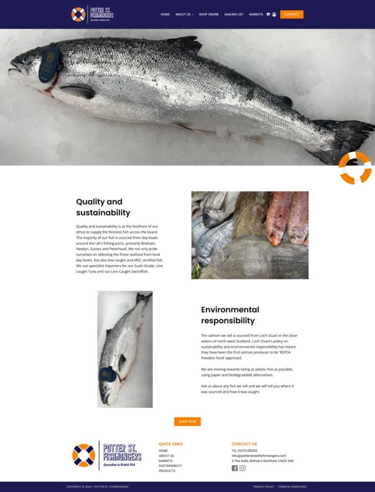 Sustainability Page